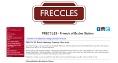 Desktop Screenshot of freccles.org.uk