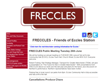 Tablet Screenshot of freccles.org.uk